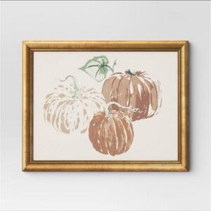 Pumpkin spice Fall Framed Canvas-Threshold - 2022 Collection 1 Only